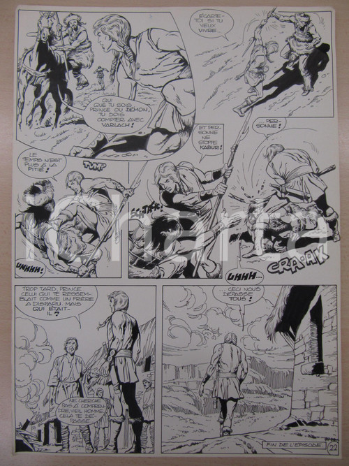 1976 BD FANTASY FRANCE La saga de KABUR N° 2 tav.22 Original BERNASCONI LUBE 1976 BD FANTASY FRANCE La saga de KABUR N° 2 tav.22 Original BERNASCONI LUBE